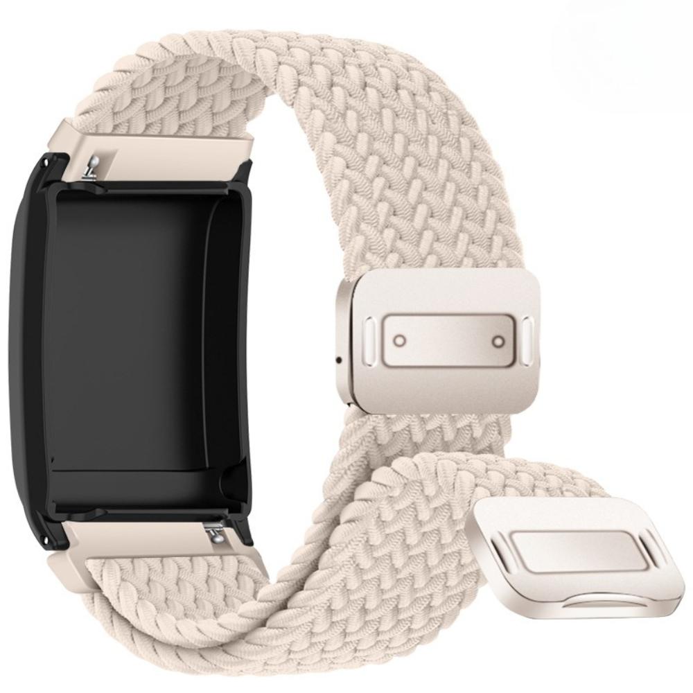 Nylonklockarmband för Whoop 5.0 Armband Vävtyg Klockarmband med Skydd för Whoop 4.0 Sportarmband Magnetiskt Band