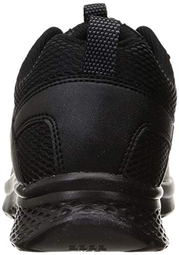 SPALDING JIN 3810 Men's Lightweight Water-Repellent Walking Sneakers, Size 4E, Black, Size 25.0 Cm
