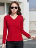Women's Slim Shirt Korean Fashion Autumn Long Sleeve Women Stay Warm Elegant Pullover Women's Top