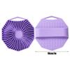 Polygon Silicone Bath Brushes Storage Hanging Drainage Body Exfoliating Skin Scrubber Easy To Clean