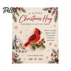 Thoughtful Little Gifts for Christmas Hug Pocket Card, Mini Festive Greeting Card Adorable Characters Decor with Envelope, Holiday Gift Tag