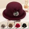 Women's Hats Fashionable Faux Fur Bucket Hat Autumn Winter Imitation Mink Solid Hat Female Elegant Fur Plush Fisherman Hat