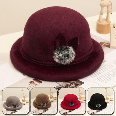 Chapeaux pour femmes à la mode fausse fourrure seau chapeau automne hiver Imitation vison solide chapeau femme élégant fourrure en peluche pêcheur chapeau