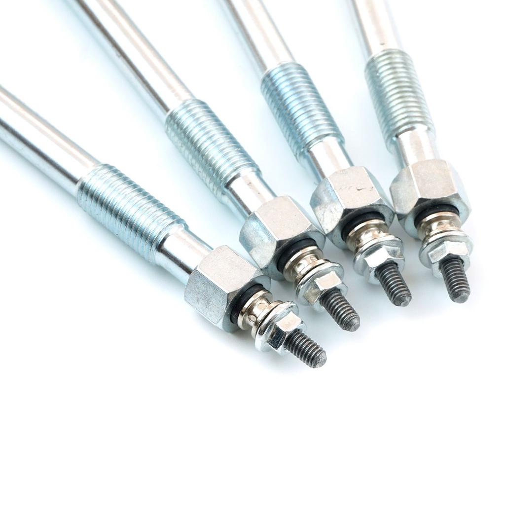 BGP94-1 4 Pieces Glow Plug Auxiliary Heater 11 Volt 7701057806 1214079 for Opel Renault Saab 3.0 Engine