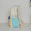 Schoolbag Korean Version of Student Schoolbag Backpack Cartoon Color Matching Large-capacity Backpack High Value Burden Reduction Bag Spine Protection