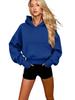 Women's Oversized Casual Solid Color Drawstring Hoodie