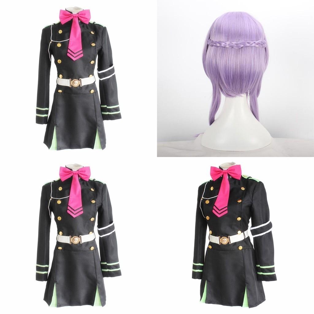Premium Quality Seraph Of The End Shinoa Hragi Cosplay Costume Dress With Comfortable Fit