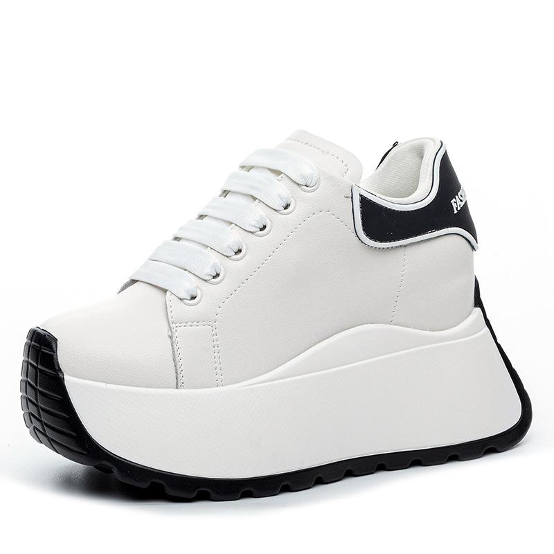 Inner heightening women's shoes 12cm new breathable dad shoes platform mesh small sports casual shoes women A2518