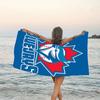 1pc Toronto Blue Jays Beach Towel, Beach and Seaside Swimming Pool Equipment, Fashion Pattern, Rectangular, Travel Essentials