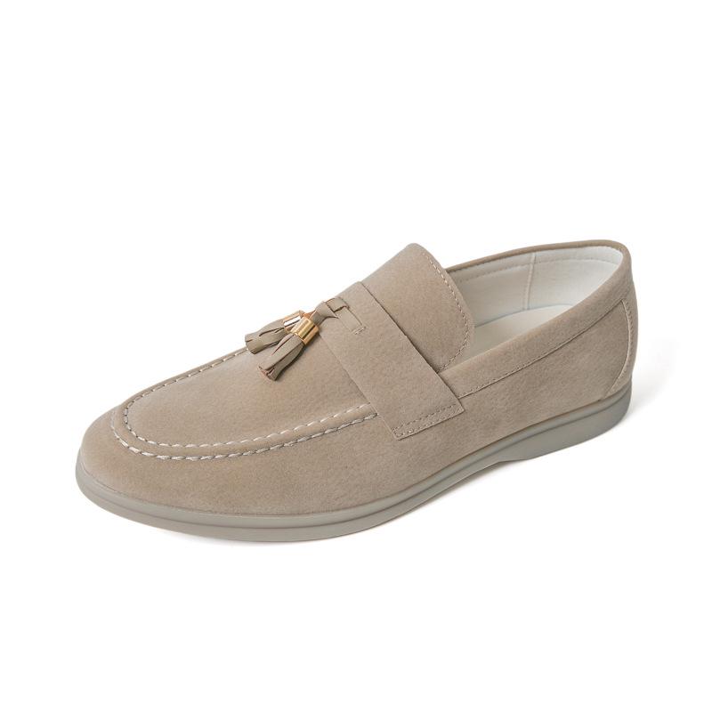 Men s Large Suede Tassel Driving Loafers - Fashionable & Trendy 45
