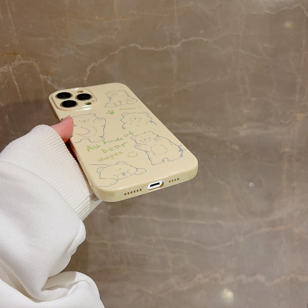 Cartoon Cute Bear Case for iPhone 17 iPhone 17 Pro Max