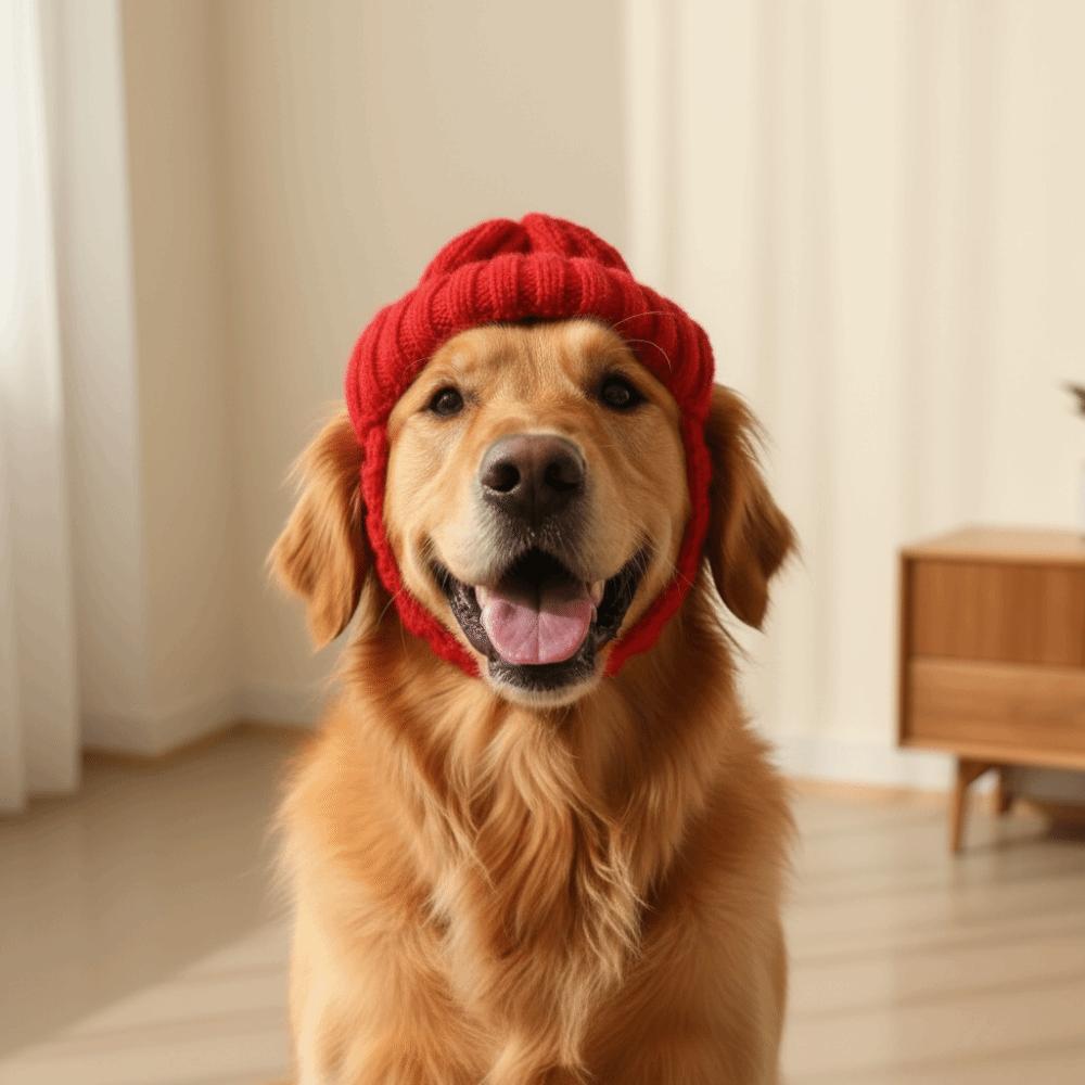 Cute Dog Ear Muffs Ear-Exposed Warm Earmuffs Headgear Warm Puppy Cap  Winter