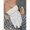 2026 Summer Off Shoulder Polka Dot Dress New Sexy Elegant Strapless Waist-cinching Slim Fit A-line Party Evening Dress Sweet Pleat Fashion Clothing