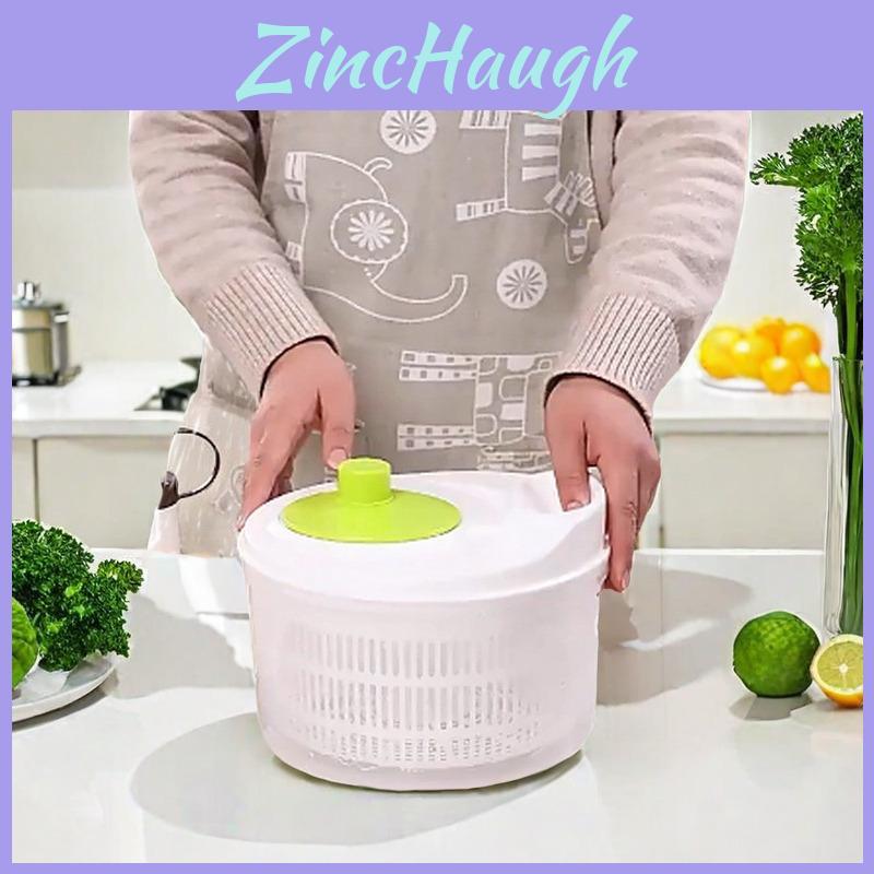 Plastic Vegetable Salad Dryer With Hand Spin Function For Home Use And Fresh Produce