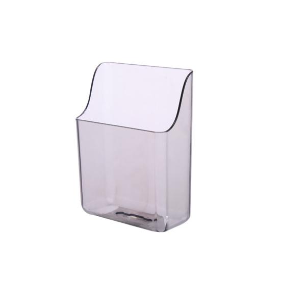 

1 комплект, практичный держатель для хранения из полипропилена, настенный органайзер для телефона без отверстия для зарядки, стойка для дома серый