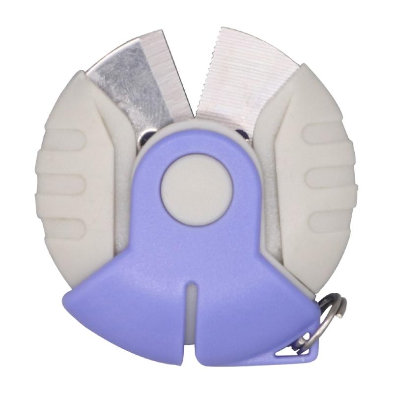 

Line Cutter Stainless Steel Fishing Scissors Round Fishing Line Cutter for Braided Line Fishing Tackle синій/білий