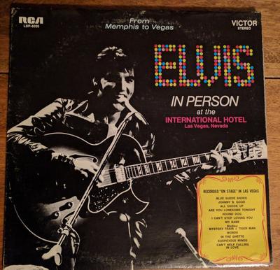 LP-Schallplatte ELVIS PRESLEY - Elvis In Person At The Internationa LSP6020 RCA VICTOR 1977 US Rock Gebraucht