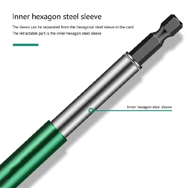 80/120mm Magnetic Bit Holder Impacting Driver 1/4inch Hex Steel Magnetic Extension