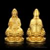 Statue en Cuivre Pur Bénie par Bouddha de Shakyamuni Manjushri Bouddha de la Médecine 1 pouce, Petite Statue de Bouddha pour Offrande 1 Pièce