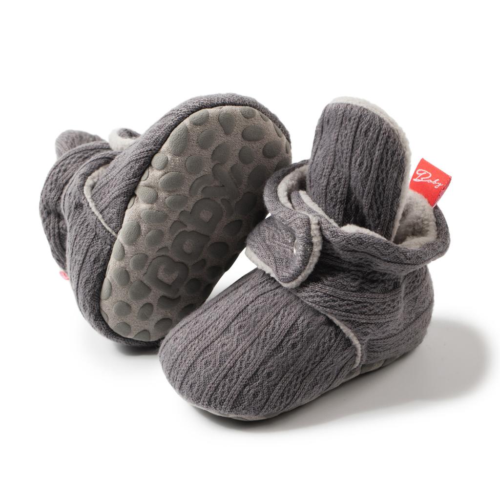 Autumn and Winter New Baby Walking Shoes 0-1 Year Old Soft Sole Baby Shoes Don't Drop Shoes Socks Shoes Baby Shoes