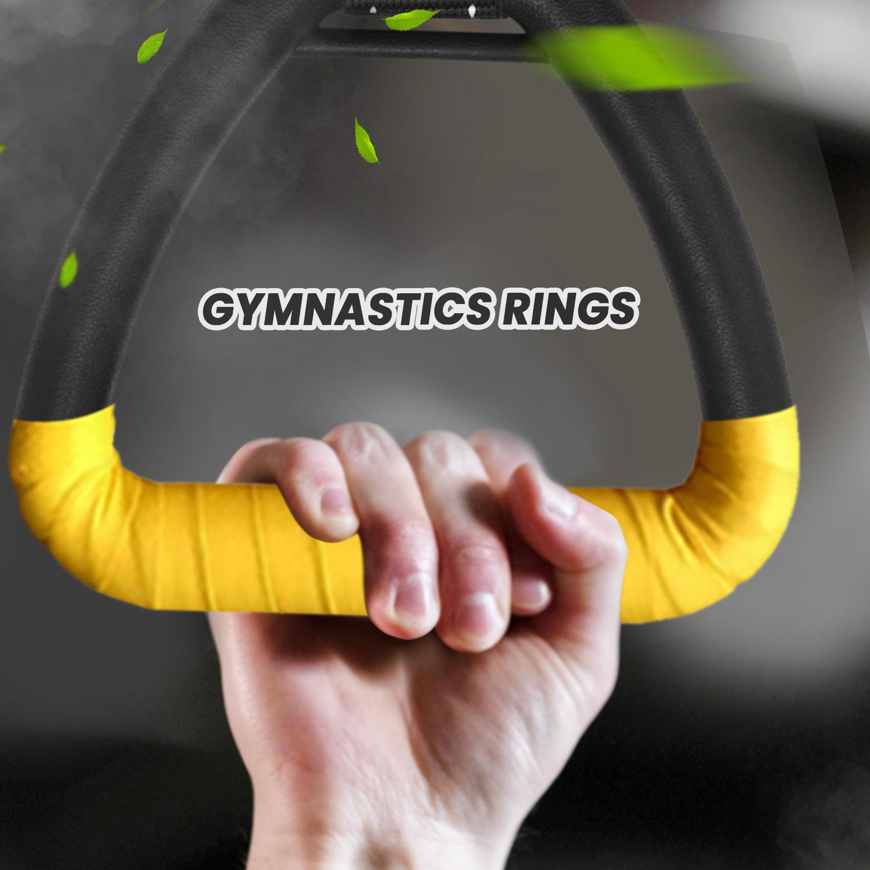 

Classy-2Pcs Gymnastic Ring Portable Gymnastic Ring Gym Shoulder Strength Home Fitness Training Equipment