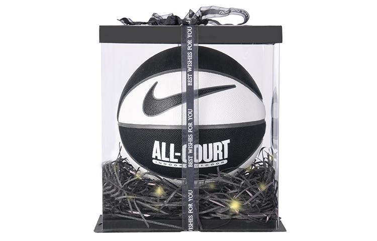

Nike Synthetic Leather Basketball Abrasion Resistant Black White Size 7 Training Competition Unisex DO8258-097