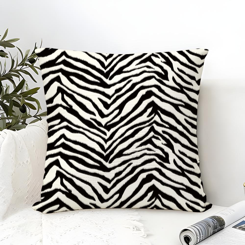 Wild Fashion Zebra Stripes Pillow Case linen pillow case sofa home decor cushion cover cushion cove
