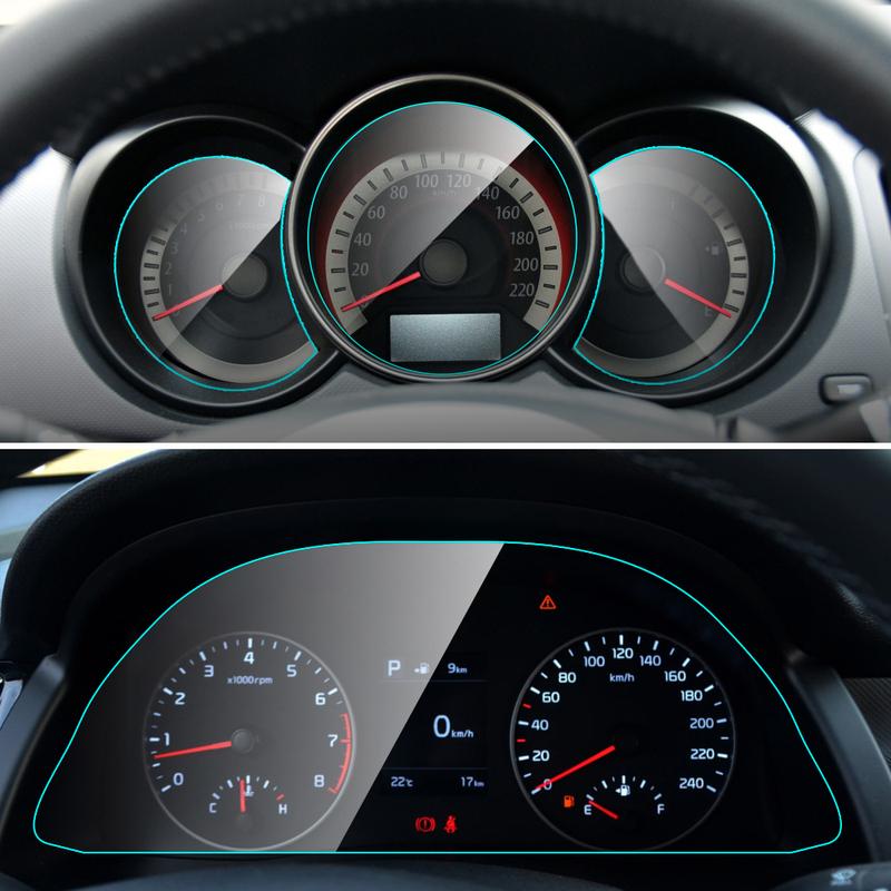 Car trument Panel Screen Protector Dashboard Membrane Protective TPU Film Auto Interior Accessories For Kia Forte 2009-2016