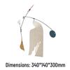 Nordic Bird Balance Metal Art Ornament for Home and Office Décor