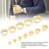 12pcs ABS Crafted Watch Movement Holder Assorted Sizes Watch Movement Seat Movement Repairing Accessory Watch Repairs