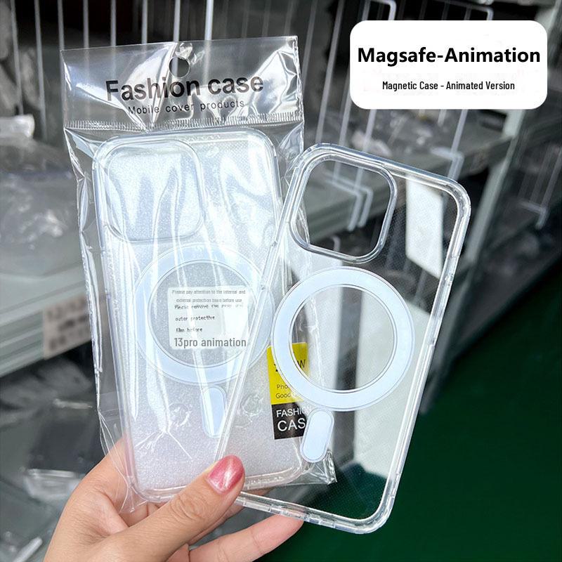 

Сумісний з Apple MagSafe 14/15, Прозорий чохол для iPhone 12/13 iPhone 15