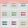 Art d'ongles Œil de Chat Arc-en-ciel Fait Main Style Court Tailles Xs/s/m
