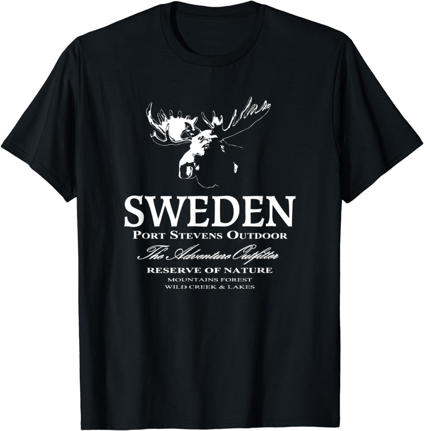 

Schweden Elch Sweden Sverige TShirt 100 Cotton ONeck Summer Short Sleeve Casual Mens Tshirt Size S3XL S