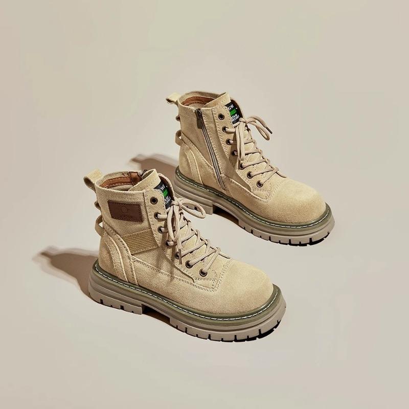 Buty typu Martin damskie nowe jesienne retro buty robocze wiosenne i jesienne buty pojedyncze buty na platformie krótkie buty