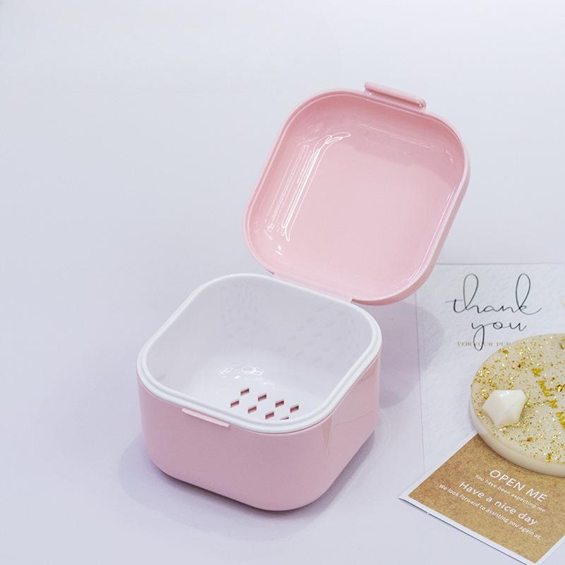 1pc, Nail Drill Bits Tool Storage Box - Soaking and Cleaning Box,Hollow Double-layer Design,Beauty Professionals and Enthusiasts