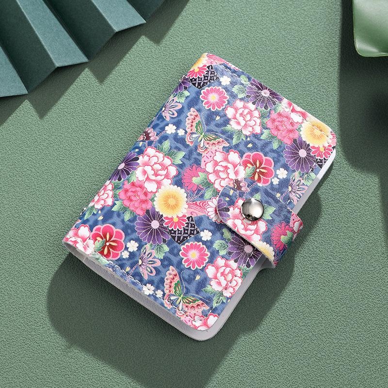 Ölgemälde Kartenetui für Damen Entmagnetisierungsschutz Kartenfach Bankkarten- und Ausweisaufbewahrungstasche für Herren Diebstahlsichere Karte mit großer Kapazität