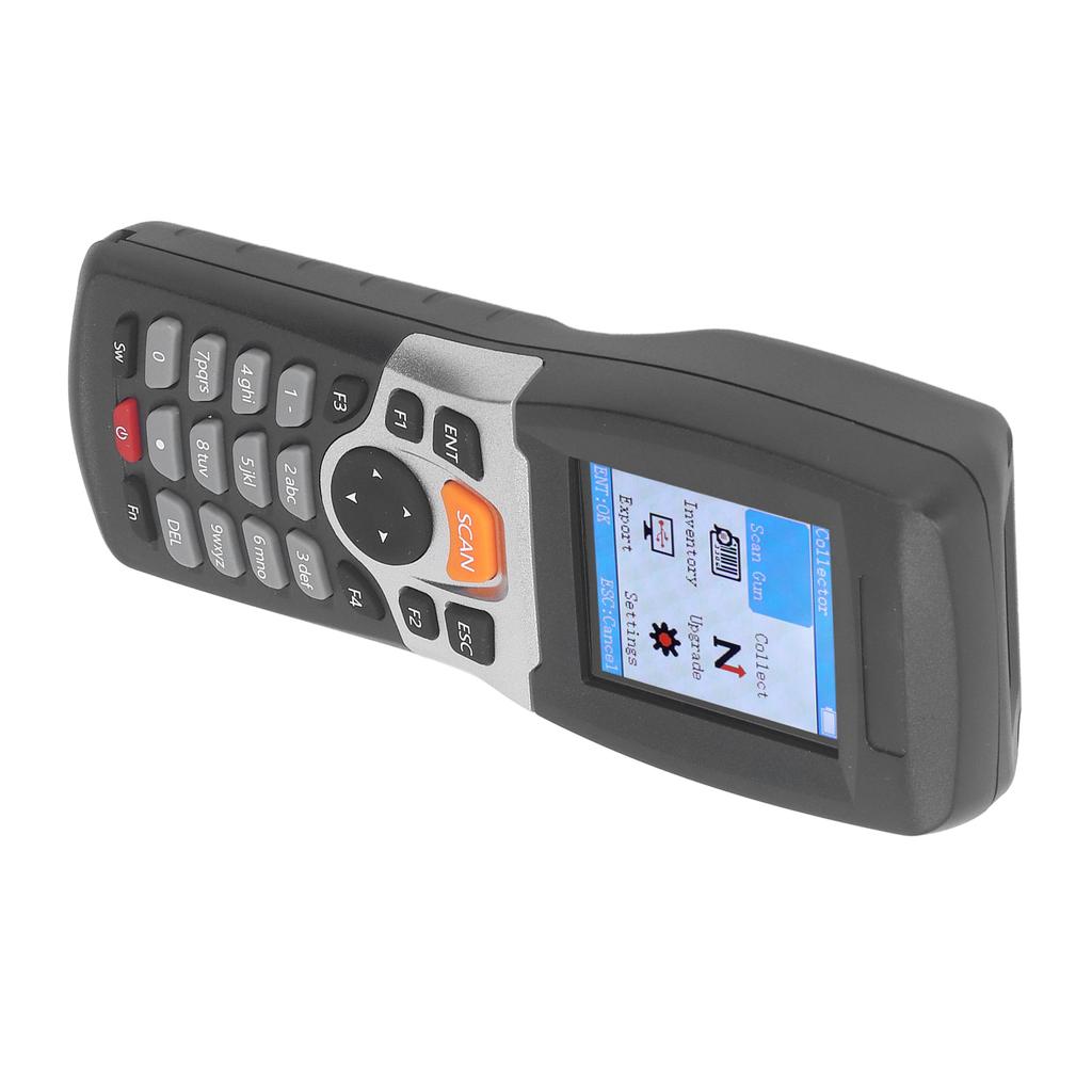 Wireless Barcode Scanner 1D 2.4GHZ 2.2 Inch Color Screen Portable Inventory Scanner