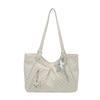 Polka Dot Large Capacity Tote - 2026 Casual Single Shoulder Bag for Women, Perfect for Students and Commuting.
