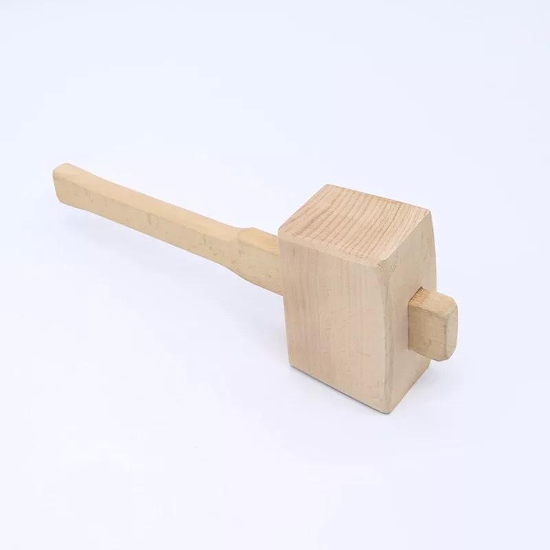 Ice Mallet and Lewis Bag - Wood Hammer and Canvas Bag for Crushed Ice