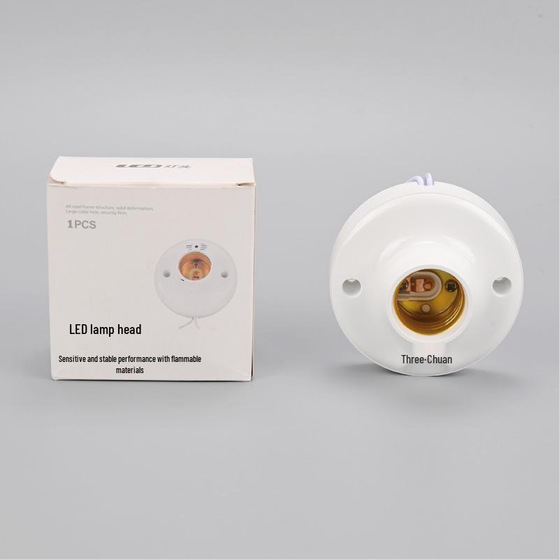 E27 Infrared Motion Sensor Light Bulb Holder with Delay Timer