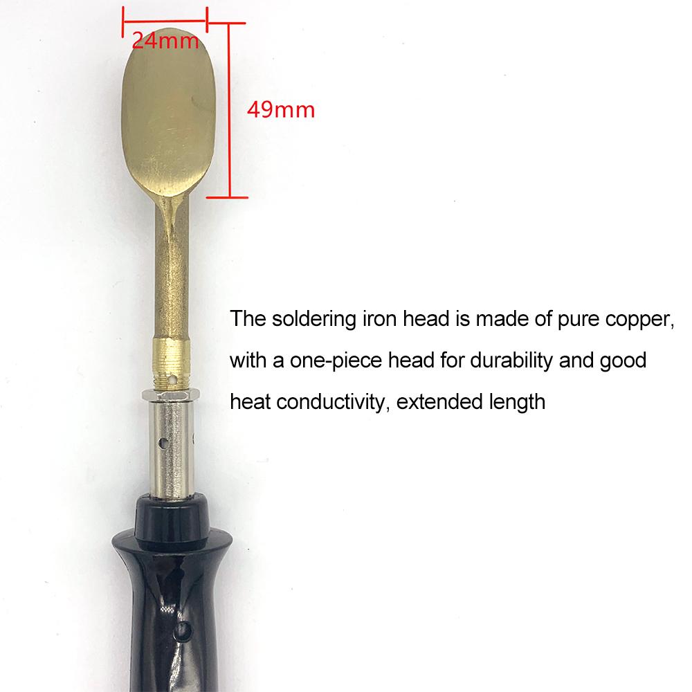 50W 110V Portable Mini Electric Iron for Leather Clothing Bag Shoes Car Bumper Repair Electric