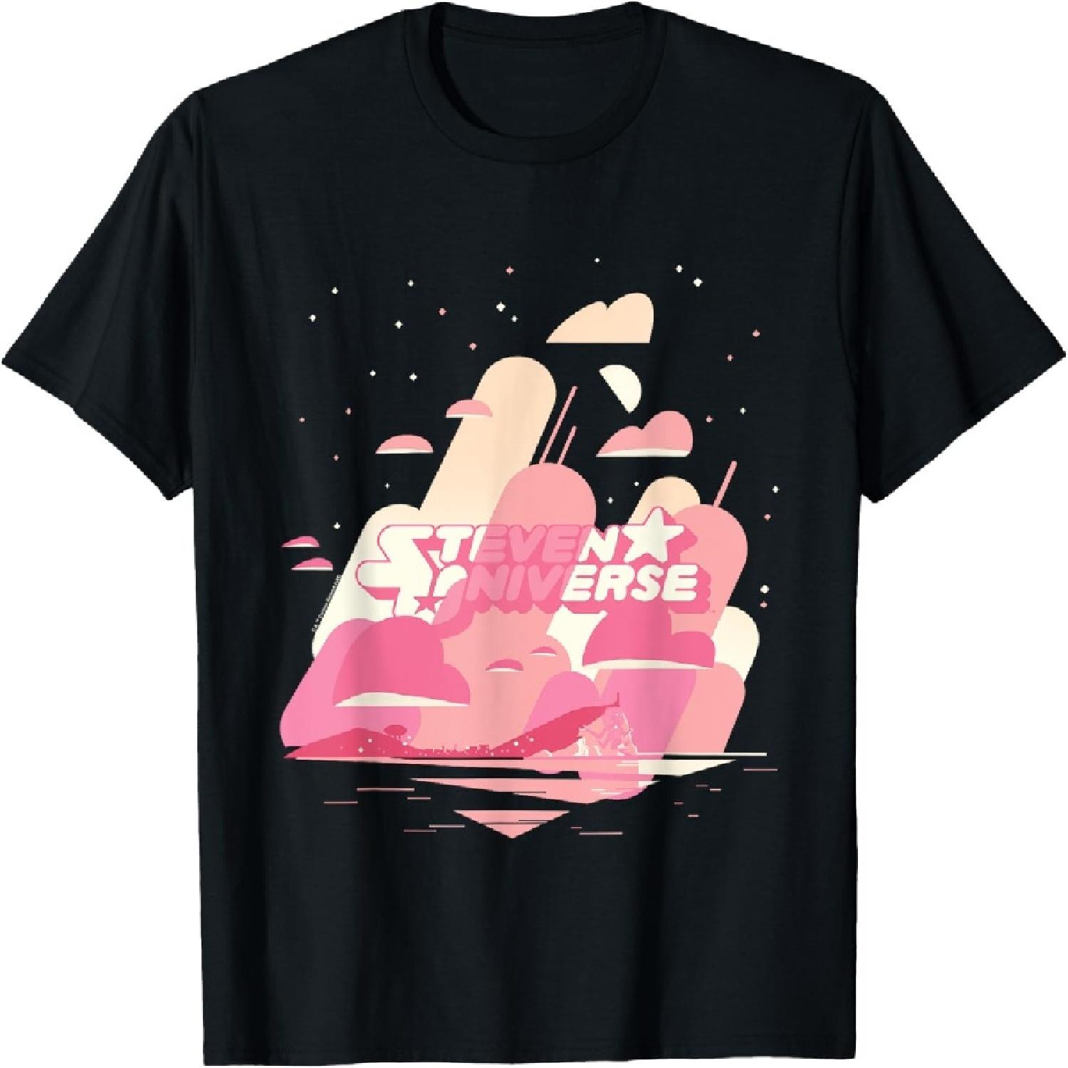 Steven Universe Pink Gem City T-Shirt S разноцветный