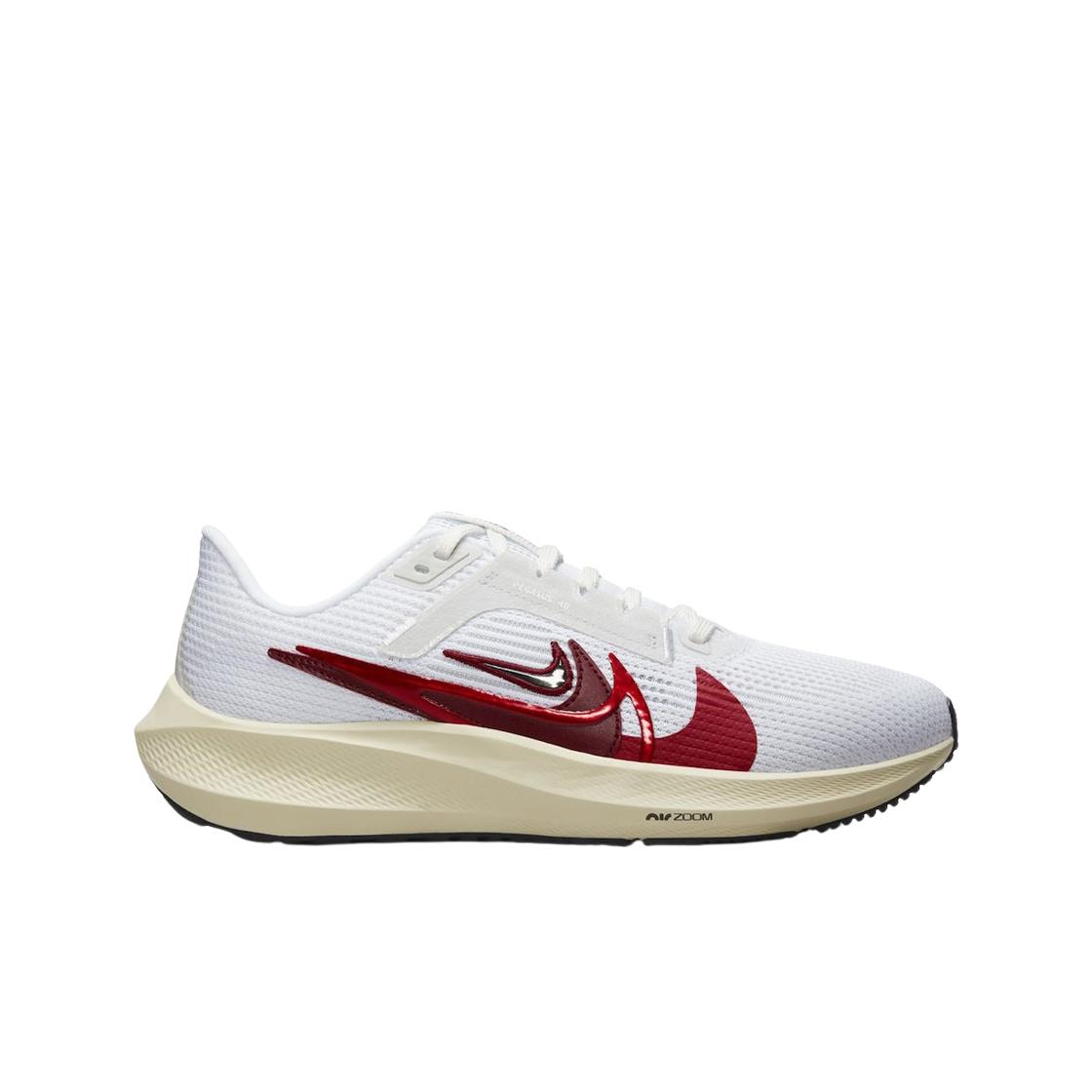 

W Nike Air Zoom Pegasus 40 PRM White University Red FB7703-100 Womens Sneakers