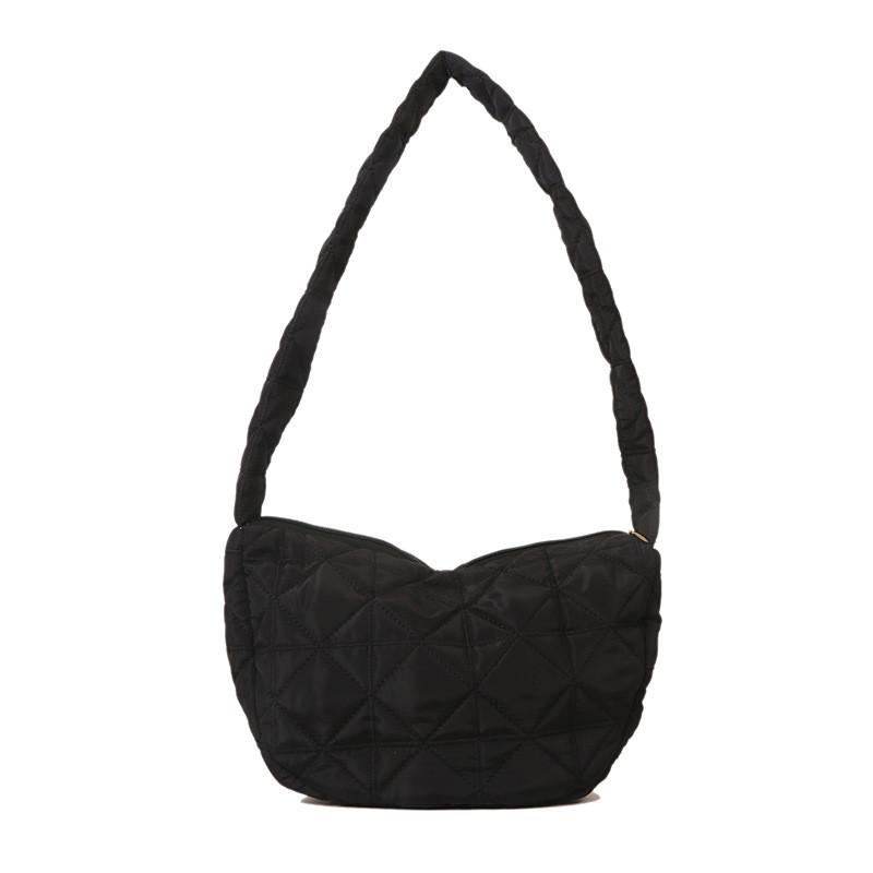 Trendy Black And White Oxford Cloth Tote Bag For Women Stylish Casual Crossbody Bag