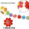 100-500 Stück Holografische Bunte Blumenaufkleber Danke Geburtstag Hochzeit Party Geschenkverpackung Etikett Schreibwarenaufkleber