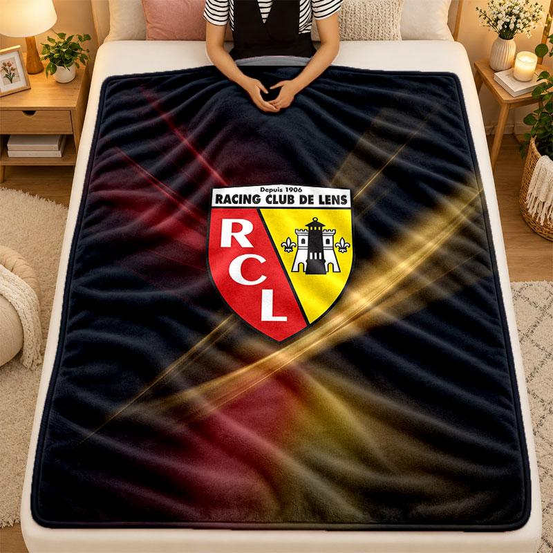 Flannel BlanketLens FC Warm Soft Throw Blanket for Indoor Sofa Bed Living Room Use