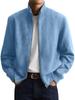 Men's Trendy Spring Business Casual Jacket - Anti-Wrinkle, Long Sleeve, Stand Collar, Zipper Hoodie