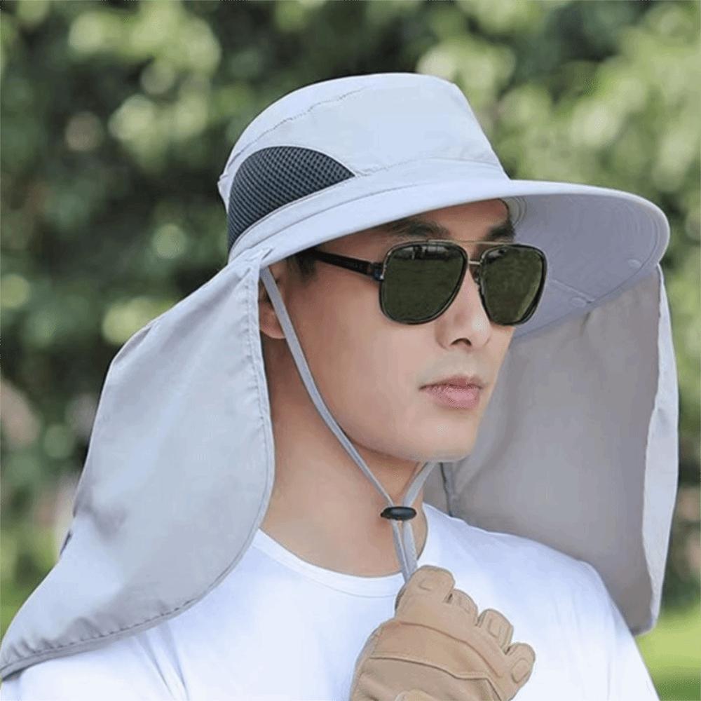 Big Brim Men Sun Hat Cloth Summer Bucket Hat Simple Women Visor Cap  Outdoor