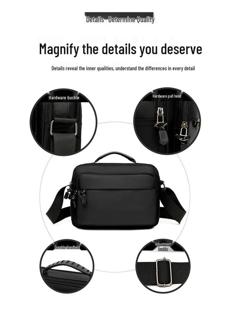 Men's Business Casual Crossbody Multi-Compartment Bag 2025 - Portable Everyday Carry Backpack