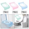 10Pcs Disposable Toilet Pads for Kids Adults Pregnant Women Toilet Seat Mat for Hotel Camping Public Toilet Outdoors Trip